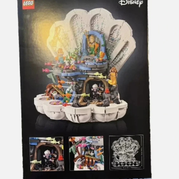 NEW LEGO Sealed Collectible Disney The Little Mermaid Royal Clamshell 43225 - Picture 2 of 5